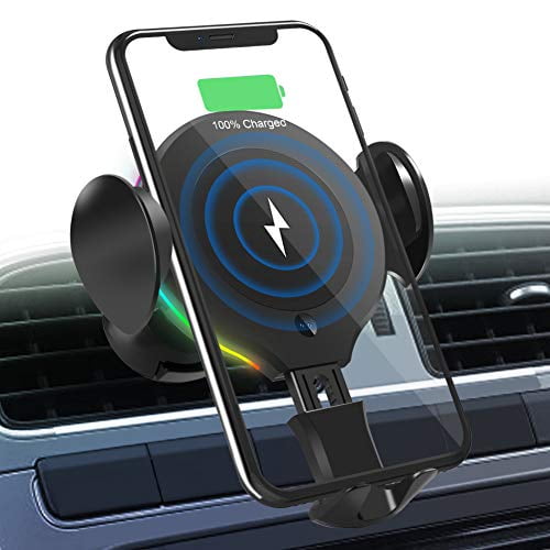 Wireless Car Charger Mount,Automatic Clamping Fast Charger Air Vent Car Phone Holder 10W for Samsung Galaxy S9/S9+/S8/S8+/Note9/Note8,7.5W for iPhone Xs Max/Xs/XR/X/8/8 Plus&All Qi-Enabled Smartphone Wireless Car Charger Mount,Automatic Clamping Fast Charger Air Vent Car Phone Holder 10W for Samsung Galaxy S9/S9+/S8/S8+/Note9/Note8,7.5W for iPhone Xs Max/Xs/XR/X/8/8 Plus&All Qi-Enabled Smartphone